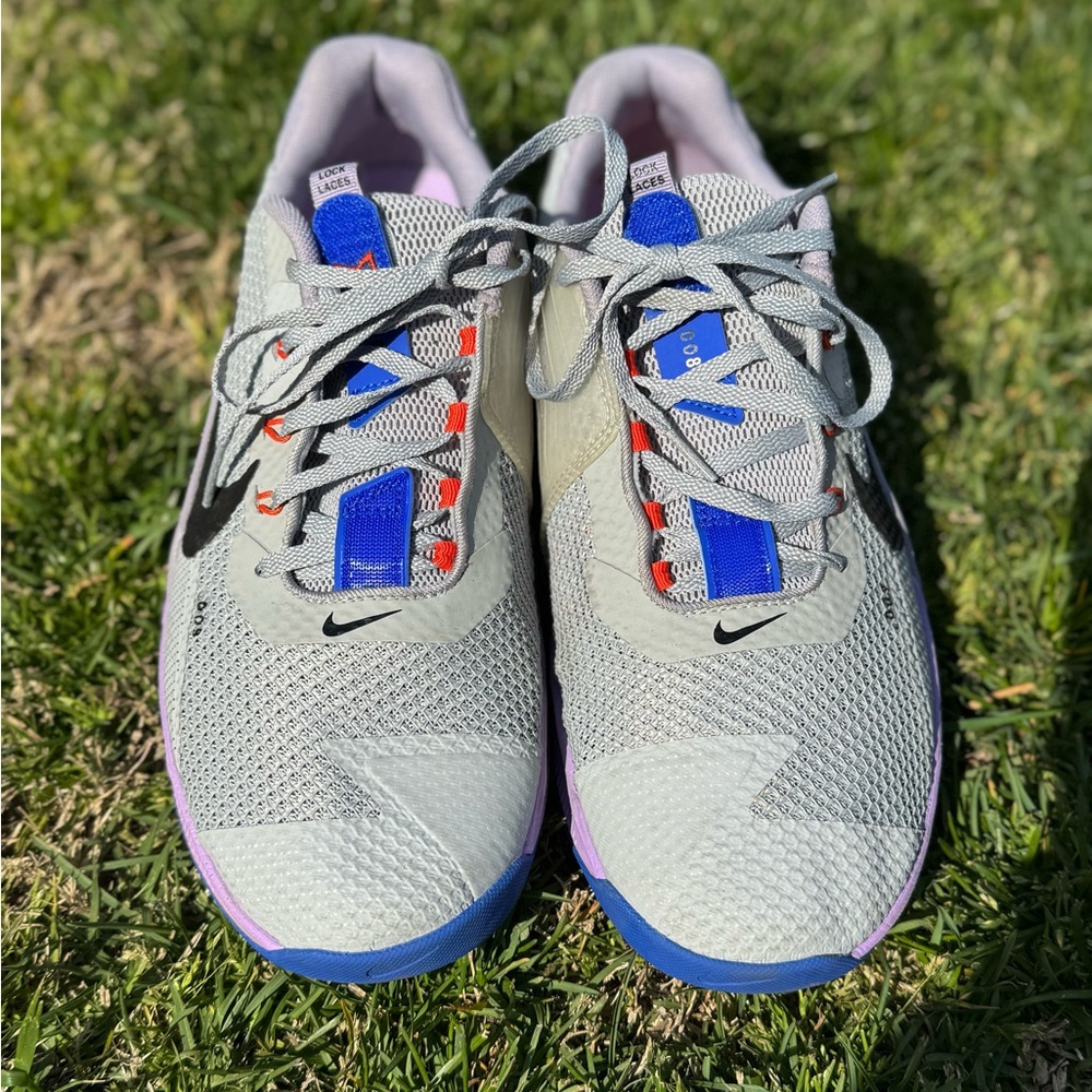 Nike Gray and Blue Sneakers